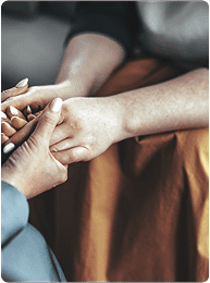 Holding hands